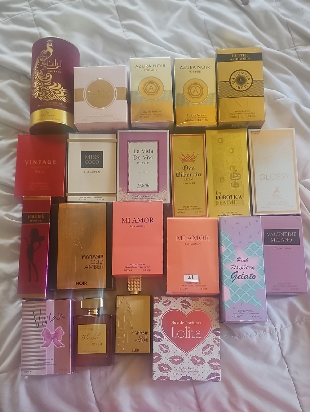 Assorted Lot Of 21 Full Size Scents For Women & Men!